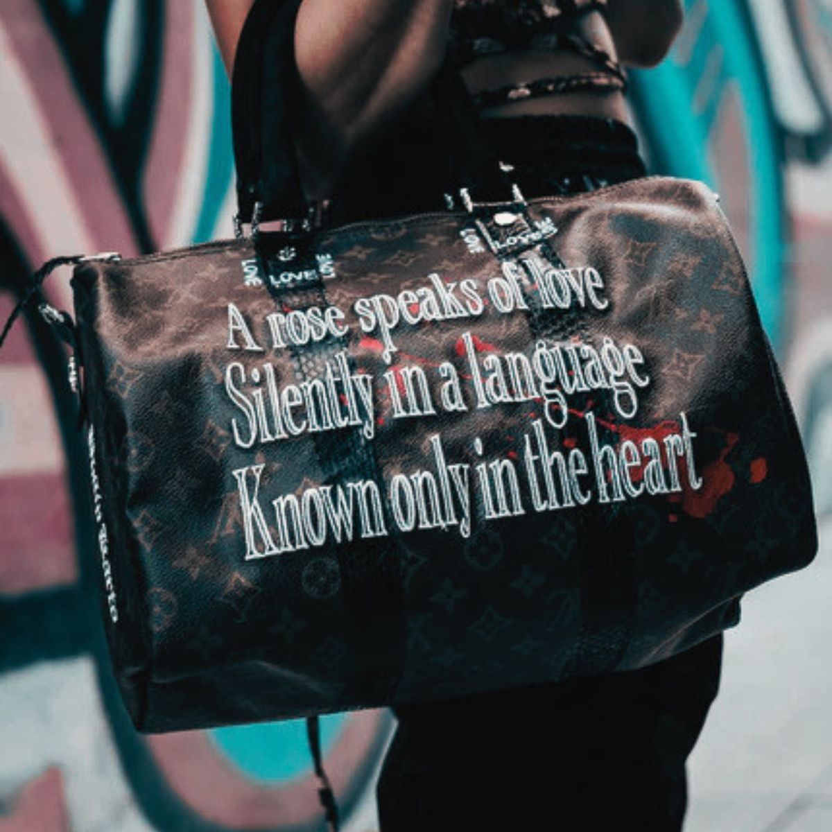 Louis Vuitton Keepall Reinterpreted | Painted, Embroidered