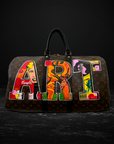Authentic Vintage Louis Vuitton Speedy 30 with Pop Art Hand-Painted Design by Philip Karto