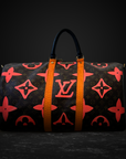 PK Square Orange – Vintage Louis Vuitton Speedy 30 Upcycled & Hand-Painted Designer Bag by Philip Karto