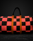 Authentic Vintage Louis Vuitton Speedy 30 with PK Square Orange Hand-Painted Design by Philip Karto