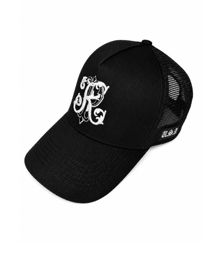 Black Philip Karto cap with white embroidered PK logo fro the Not For Everyone collection