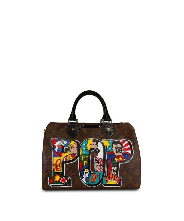 Hand-Painted Louis Vuitton Speedy, Pop Art Edition | Philip Karto