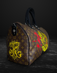 Handmade Philip Karto customized Louis Vuitton Keepall 55