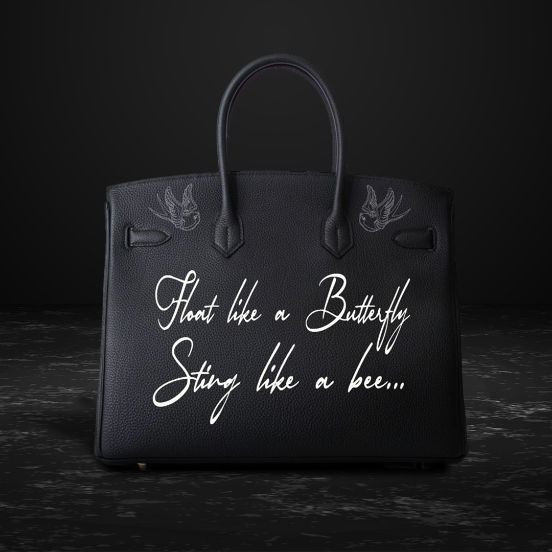 Charcoal black Hermès Birkin 40 trapeze bag pre-owned