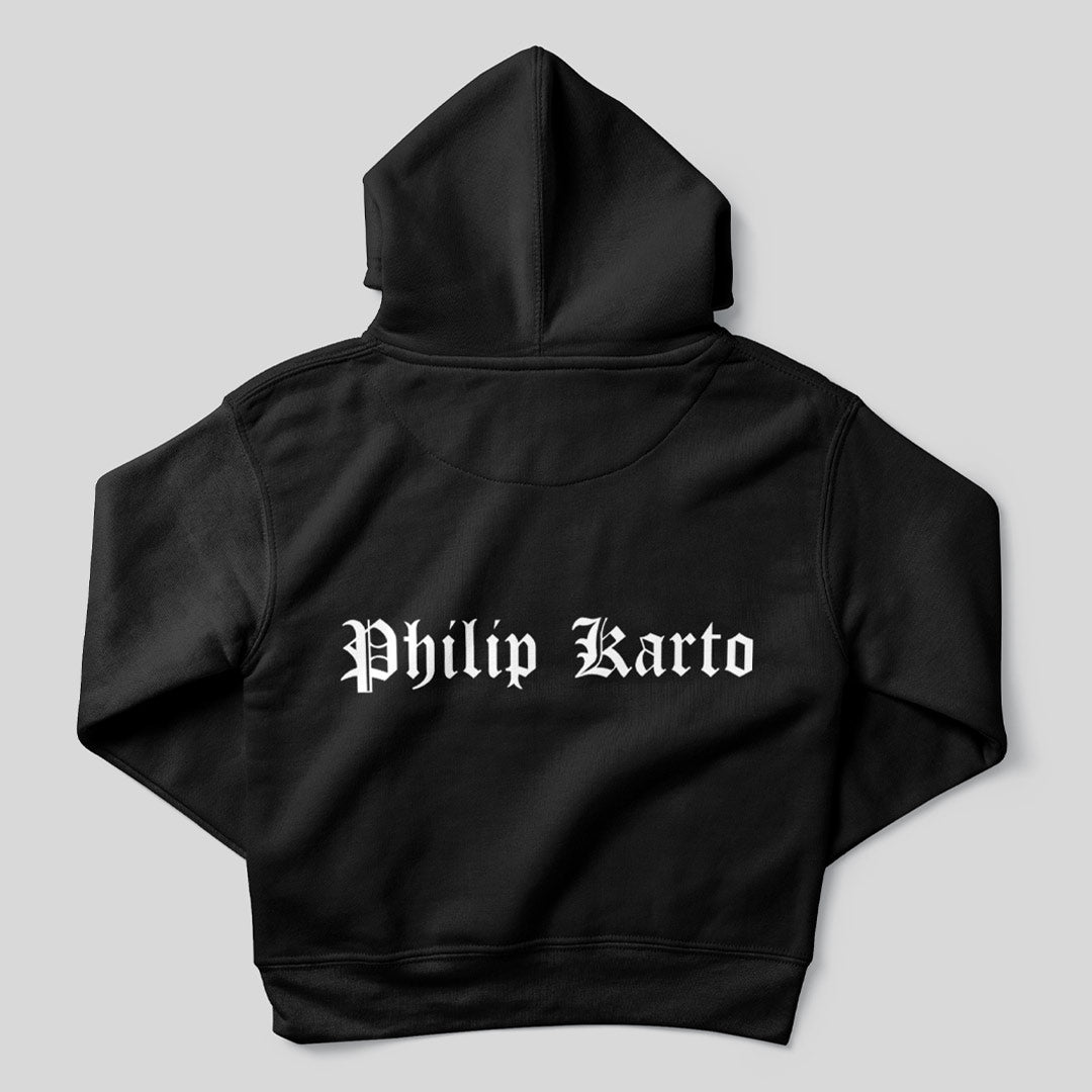 Comfortable Black Master Of Game hoodie for casual wear