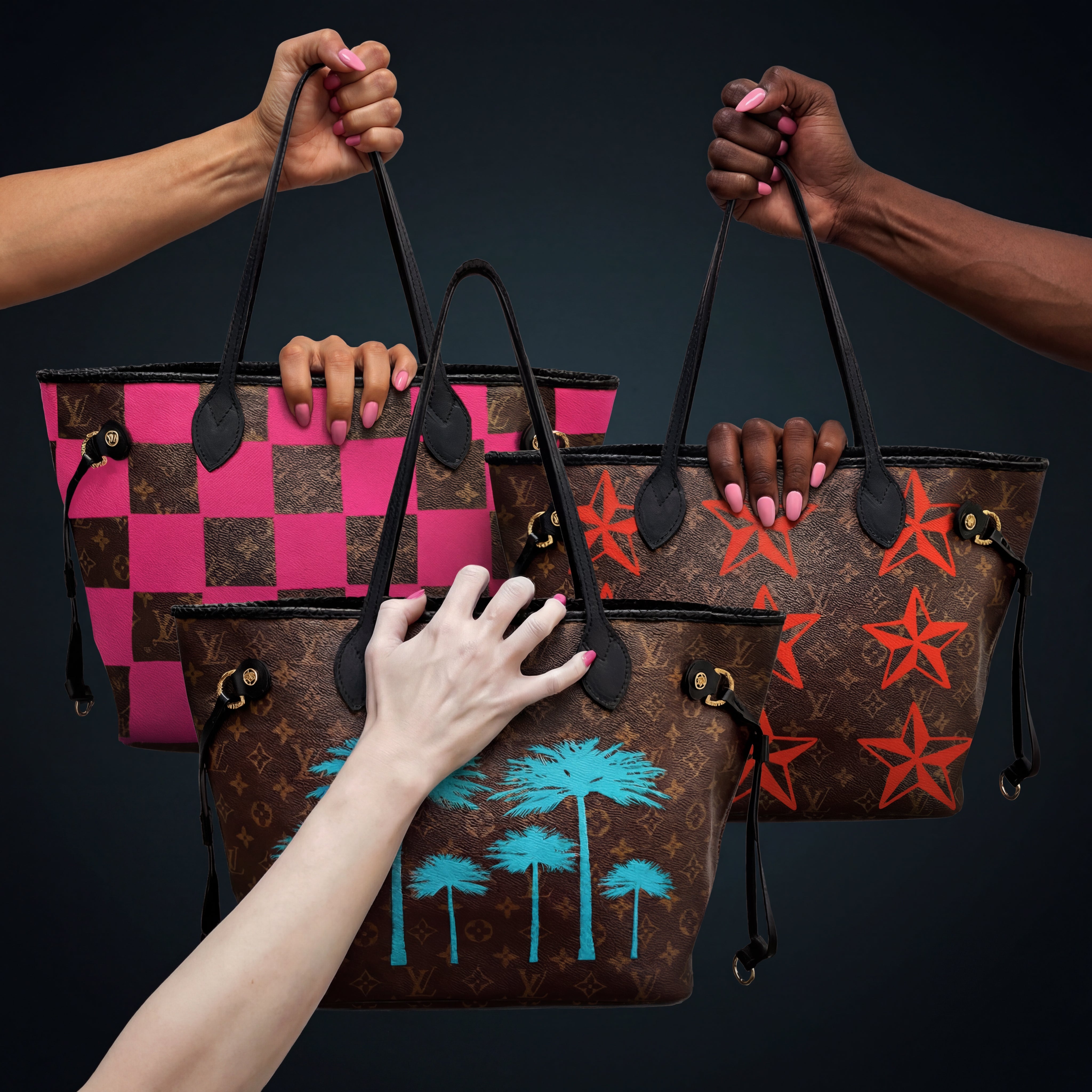 LV Nerverfull bags by Philip Karto