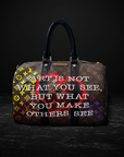 Classic DICES Louis Vuitton Keepall 55 bag with cotton textile lining