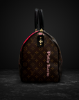 Louis Vuitton Keepall 55 with adjustable cross-body strap