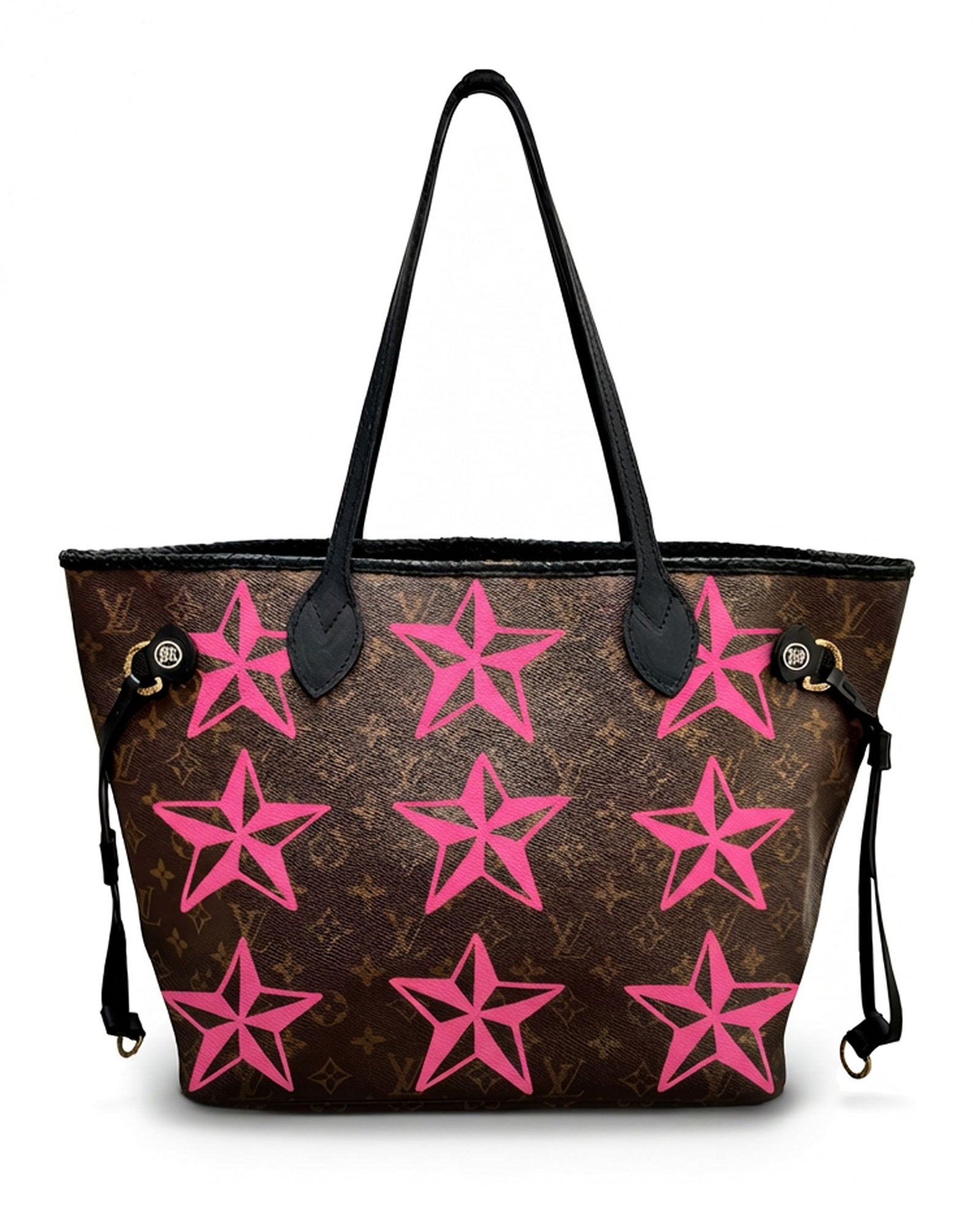 Hand-Painted Louis Vuitton Neverfull, Stars Edition | Philip Karto