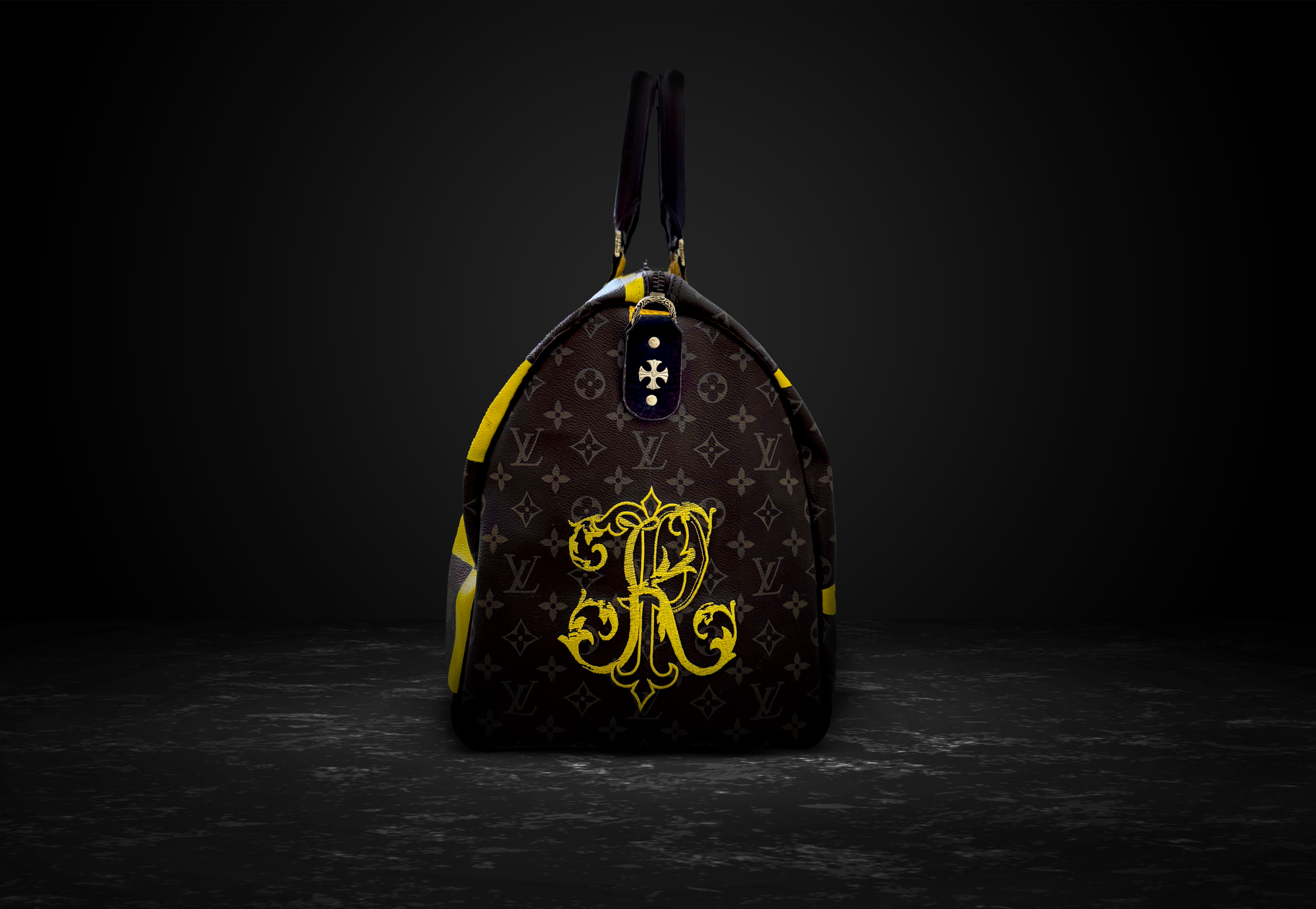 Philip Karto PK Square Yellow Louis Vuitton Speedy 30 – Sustainable Upcycled Luxury Handbag