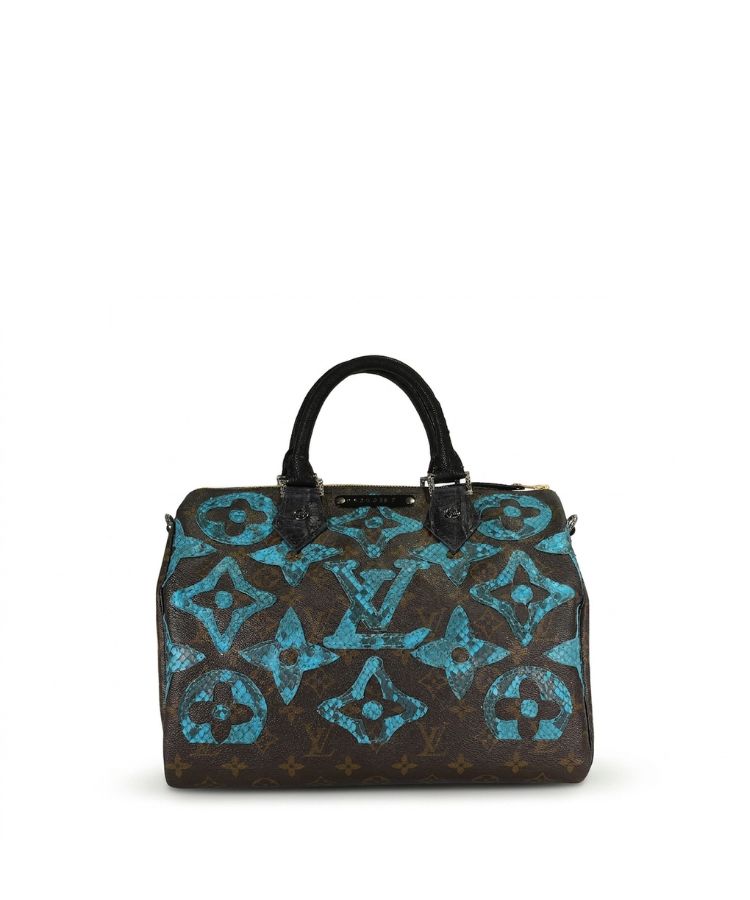 Hand-Painted Louis Vuitton Speedy, Palms Edition | Philip Karto