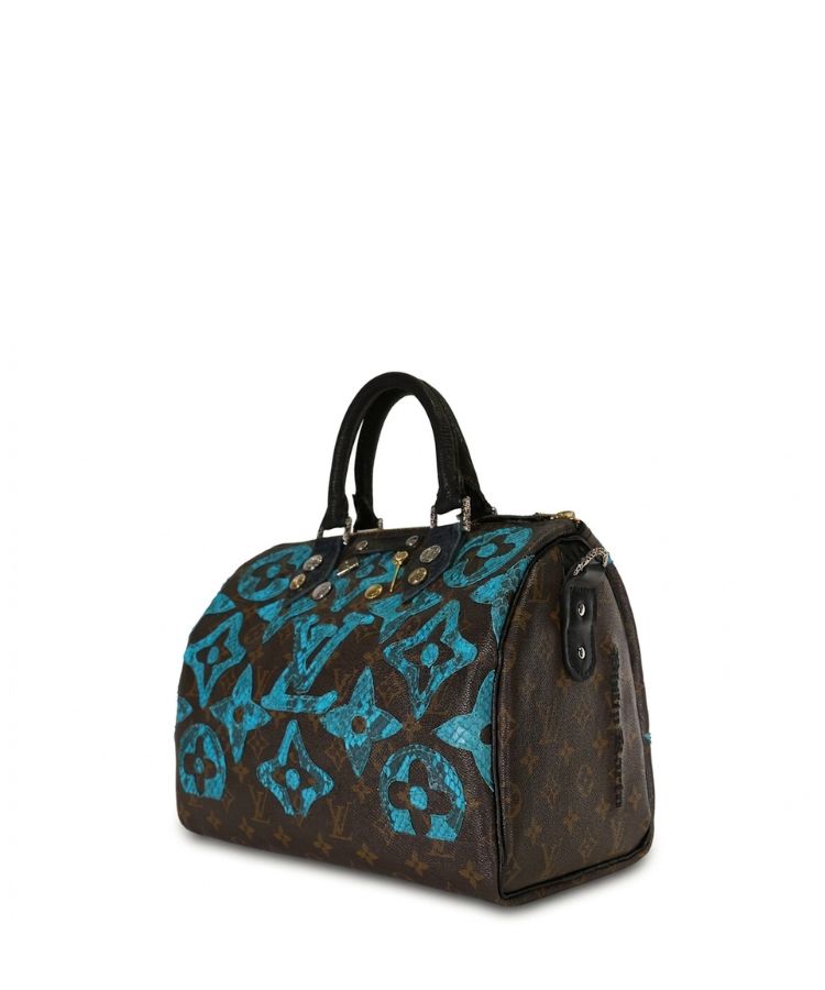 Hand-Painted Louis Vuitton Speedy, Square Edition | Philip Karto
