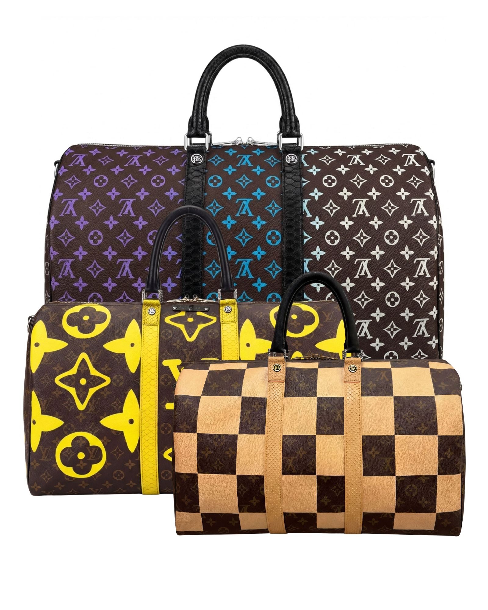 Hand-Painted Louis Vuitton Keepall, Rainbow Edition | Philip Karto
