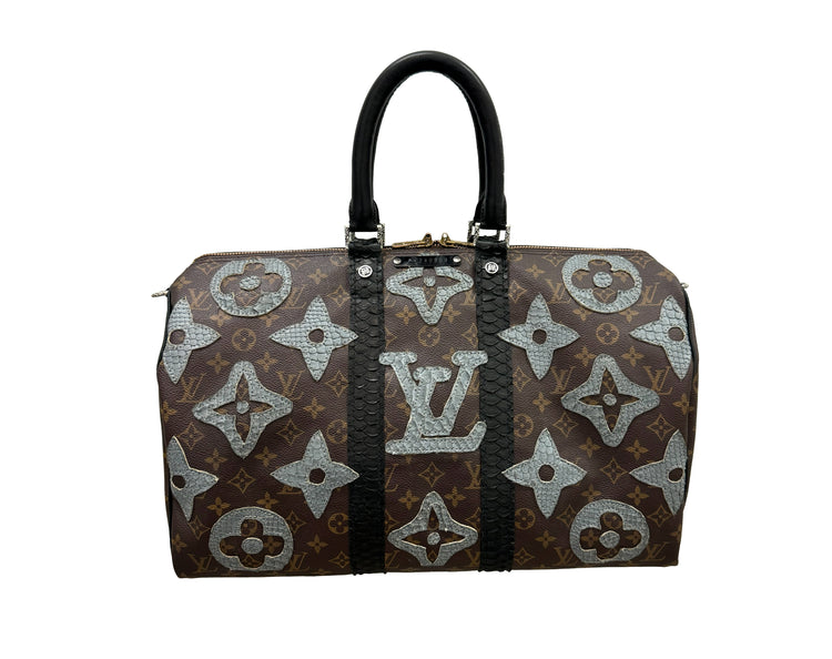 SQUARE PATCH | Keepall - PK.02 Edition gray
